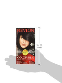 Revlon Colorsilk Hair Color Soft Black 1wn With Outrageous Shampoo, Black, 200 ml with Free Outrageous shampoo 90 ml