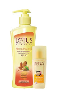 Lotus Herbals Winter Kit Almondnourish Daily Nourishing Body Lotion_250ml + Cocomoist_80ml (Set Of 2)