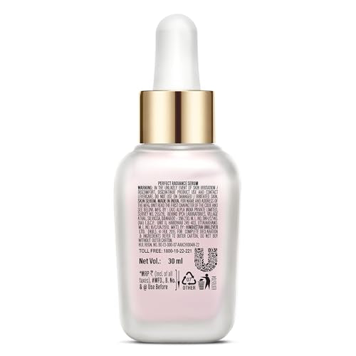 LAKMÉ Absolute Perfect Radiance Skin Brightening Face Serum With Niacinamide, Witch Hazel, Vita-Resorcinol For Radiant & Glowing Skin, 30 Ml