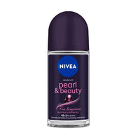 Nivea Women Deodorant Roll On, Pearl & Beauty Fine Fragrance, 50ml & Nivea Natural Glow Smooth Skin Deodorant Roll On for Women, 50ml