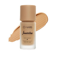 MARS Long Lasting Crayon Lipstick up to 12 Hours Stay (3.5 gm) (12-I Am Fierce) High Coverage Liquid Foundation | Blemish Free & Blendable Foundation for Makeup (40ml) (SHADE-6.5)