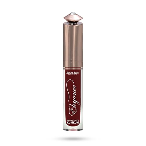 Seven Seas Long Lasting | Waterproof | Smudgeproof Tradition Sindoor (Maroon, 5ML)