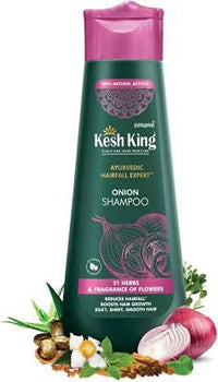 Kesh King Ayurvedic Onion Shampoo with 21 Herbs, Reduces Hairfall & Boost Hair Growth, 600ml