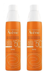 Avene Very High Protection SPF 50+ Spray Red 200 ml (pack of 2) - Total 400ml