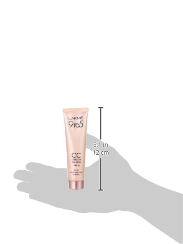 Lakmé 9 To 5 Complexion Care Face Cc Cream, Light, Natural Honey, Spf 30, Conceals Dark Spots & Blemishes, All Skin Type - 30 G (Pack of 2)