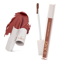 Juice Not Really Nude - M22 Kiss Sensation Lipstick & Alluring Nude - M11 Color Luxe Liquid Lipstick with Goodness of Bio Retinol, & SPF 15 UV Protection