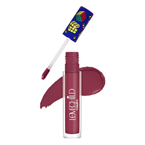 LoveChild Masaba Game On! - I Claim - Mad Matte Liquid Lipstick, Raspberry-Jam Pink Velvet Smooth, Non-Sticky, Hydrating & Moisturising, Lipsticks For All Skin Tones, 5Ml