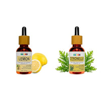 Organix Mantra Lemon & Citronella Oils – 100% Natural Essential Oils for Radiant Skin, Hair Care, Diffuser & DIY Use – 2 x 15ml