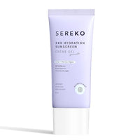 Sereko Sunscreen SPF 50 PA++++ Creme Gel with Zero White Cast for Women & Men | 24hrs Hydration, Quick Absorbing & Non Greasy | UVA+UVB & Blue Light Protection | Suitable to All Skin Type