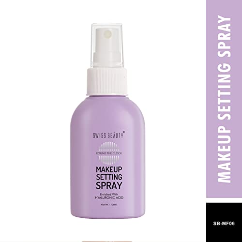 Swiss Beauty Round The Clock Makeup Setting Spray, 100ml