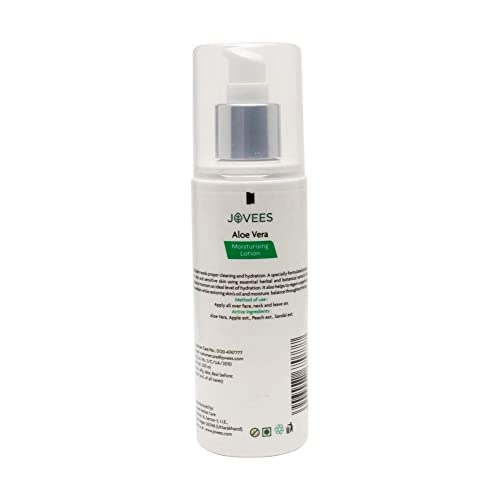Jovees Herbal Tea Tree Oil Control Face Wash | For Oily & Acne Prone Skin Reduces Dark Spots And Aloe Vera Moisturising Lotion Hydrates Skin | For Oily & Sensitive Skin