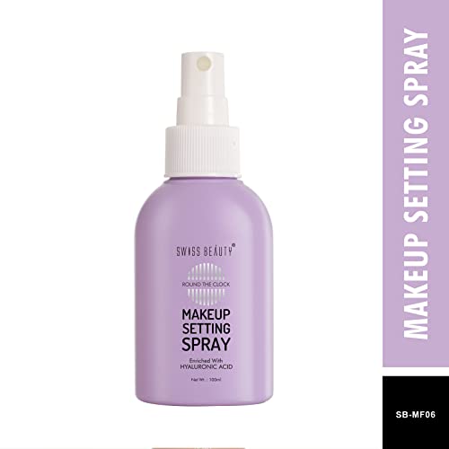 Swiss Beauty Round The Clock Makeup Setting Spray, 100ml