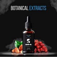 INDUS VALLEY men 100% Pure and Natural Beard Oil, Contains Certified Organic Ingredients - (30ml)