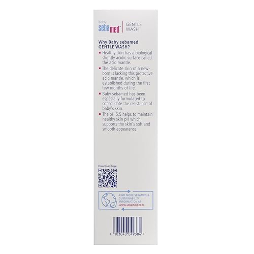 Sebamed Baby Gentle Wash 1000 ml | pH 5.5 | Body Wash | Soap Free | Tear Free