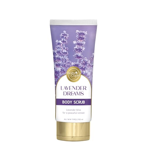 Body Cupid Lavender Dreams Body Scrub | Gentle Exfoliation for Soft, Smooth Skin | Calming Lavender Fragrance | 150ml