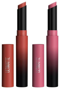 Maybelline New York Lipstick, Color Sensational Ultimattes, 599 More Mauve, 1.7 g & Maybelline New York Lipstick, Color Sensational Ultimattes, 899 More Rust, 1.7 g