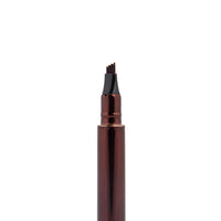 Charmacy Milano Ultra-Thin Stroke Eyebrow Pen (Brown) - 0.6 ml, Waterproof, SmudgeProof, Natural Brows, Defined Hair Stroke, Micro Precision, Long Lasting, Easy to Use, Vegan, Cruelty Free
