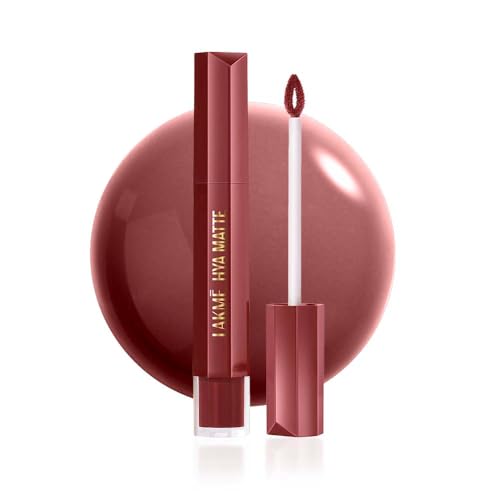 Lakmé 9to5 Liquid Lipstick, Hya Matte, with Hyaluronic Acid for hydrated lips, Boardroom Blush 3.6gm