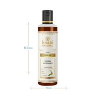 Khadi Natural Rosemary & Henna Hair Oil, Natural Oil For Thick & Voluminous Hair Oil For Controlling Hair Fall & Premature Greying, Paraben & Mineral Oil Free, Suitable For All Hair Types, 210ml (Pack 2, Rosemary & Henna)