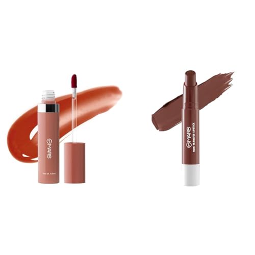 MARS Drip Lip Mist for Women (4.5 ml) (01-Peachy Drip) Reapplication Matte Super Stay Lipstick | Up to 12 Hours Long Lasting | Smudge Proof and Waterproof Lipstick for Women (2.6 gm) (12-SINFUL)