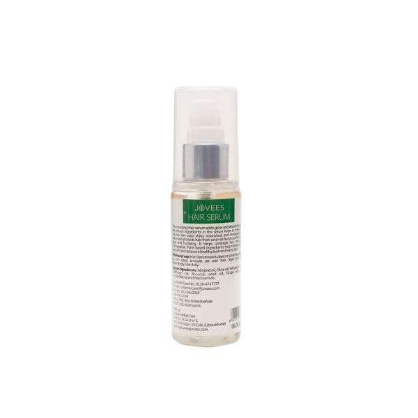 Jovees Herbal Hair Serum Grape Seed and Almond | For Frizzy Hair | Prevents Hairfall | For Men & Women (60ml)