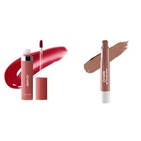 MARS Drip Lip Mist for Women (4.5 ml) (07-Pomelo Drip) Reapplication Matte Super Stay Lipstick | Up to 12 Hours Long Lasting | Smudge Proof and Waterproof Lipstick for Women (2.6 gm) (11-QUEEN)