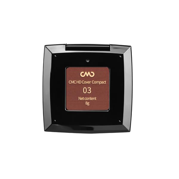 Charmacy Milano HD Cover Compact For All Skin Type - 3, High-Definition Coverage, Matte Finish, Blurs Imperfections, Compact Size (8 gms)