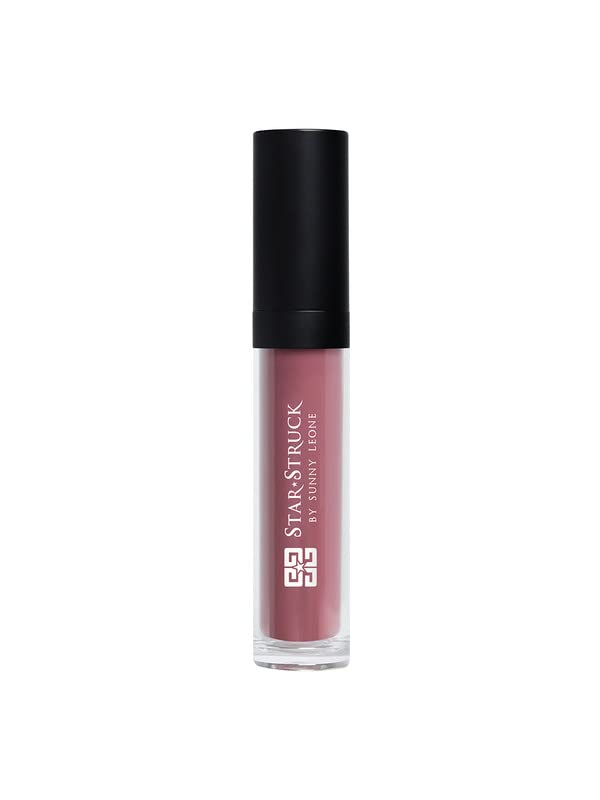 STARSTRUCK BY SUNNY LEONE Liquid Lipstick - Tease- 6ml | Matte Lip Color | Long Lasting Liquid Matte Lipstick | Waterproof Lipstick | Smudge Proof Lipstick for Women