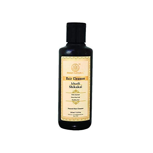 Khadi Natural Aloevera Herbal Hair Cleanser (Shampoo), 210ml And Khadi Natural Herbal Shikakai Cleanser (Shampoo), 210ml