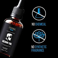 INDUS VALLEY men 100% Pure and Natural Beard Oil, Contains Certified Organic Ingredients - (30ml)