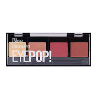 Blue Heaven 4-In-1 Matte Cream & Metallic Finish Eyepop Eyeshadow, Caramel Latte, 12G, Multicolor