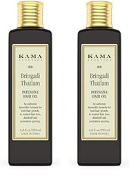 Kama Ayurveda Bringadi Intensive Hair Treatment Oil, 200ml(Hair Oil) (Pack of 2)