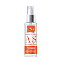 Livon Professional Nourishing Serum for Women & Men | With Argan, Shea & Multivitamins | For Softer, Stronger & Frizz-free Hair | No Paraben, Sulphate or Mineral Oil | All Hair Types | 100ml