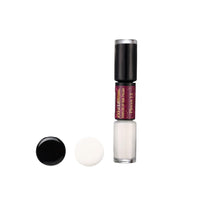 Typsy Beauty 2 In 1 Gel Nail Polish | Black & White | Quick Drying | Glossy Finish | Long Lasting | Chip Resistant |10 ml