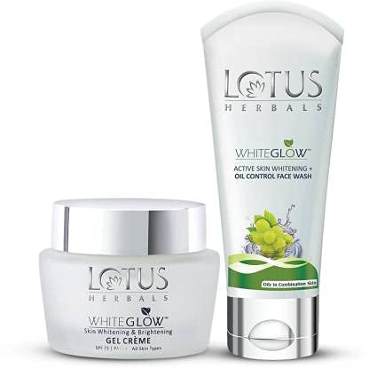 WhiteGlow Fresh Morning Routine Combo | Gel Cream & Face Wash | Oil Control | SPF 25 | PA +++ | 90g