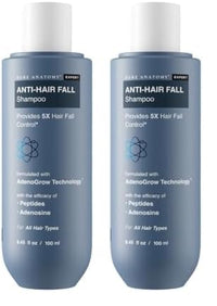Bare Anatomy Anti Hair Fall Shampoo | 5x Hair Fall Control & Growth | Contains Biotin Adenosine, & Peptides | For All Hair Types | For Women & Men | 100ml (Pack of 2)