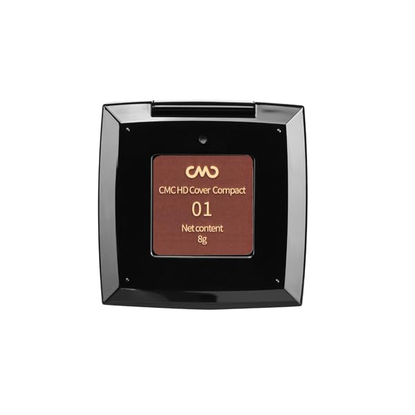 Charmacy Milano HD Cover Compact Suitabe for All Skin Types - 1, High-Definition Coverage, Matte Finish, Blurs Imperfections, Compact Size (8 gms)