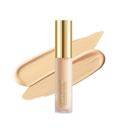 Lakyou Beauty High Coverage Liquid Concealers | Lightweight | Full Coverage | Smooth Finish | Long Lasting | Shade-03(Natural Beige) | 5.5ml