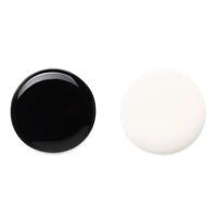 Typsy Beauty 2 In 1 Gel Nail Polish | Black & White | Quick Drying | Glossy Finish | Long Lasting | Chip Resistant |10 ml