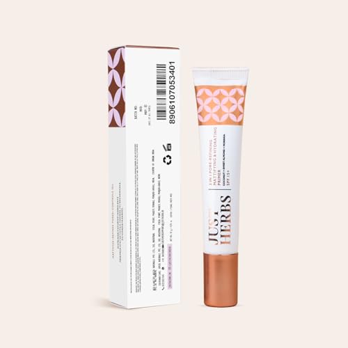 Just Herbs 3 in 1 Pore-Refining,Minimizer Mattifying & Hydrating Primer for Face Makeup Normal Oily,Dry and Combination Skin Types 20g