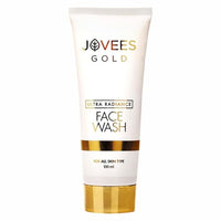 Jovees Herbal Ultra Radiance Gold Face Wash | Gives Nourished & Hydrated Skin 100ml And Premium Whitening Serum | Skin Brightening Serum Brightens, Nourishes and Hydrates 50ml