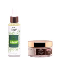 PURE AATMAN Hair Conditioner & face serum 40ml for glowing skin wrinkles fine lines for men women dry frizzy hair Conditioner Nourishes Repair & Shine 200gms combo pack of 2