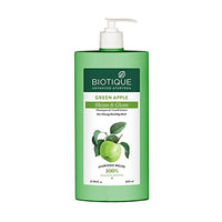 Biotique Green Apple Shine & Gloss Shampoo & Conditioner| Promotes Healthy, Shiny and Glossy Hair | Nourishes Scalp | Makes Hair Soft & Smooth |100% Botanical Extracts| All Skin Types | 650ml