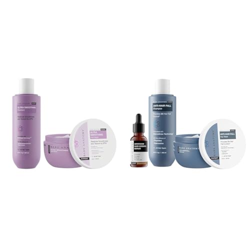 Bare Anatomy Ultra Smooth Shampoo + Hair Mask 250ml Anti-Hair Fall Shampoo + Mask for Women & Men