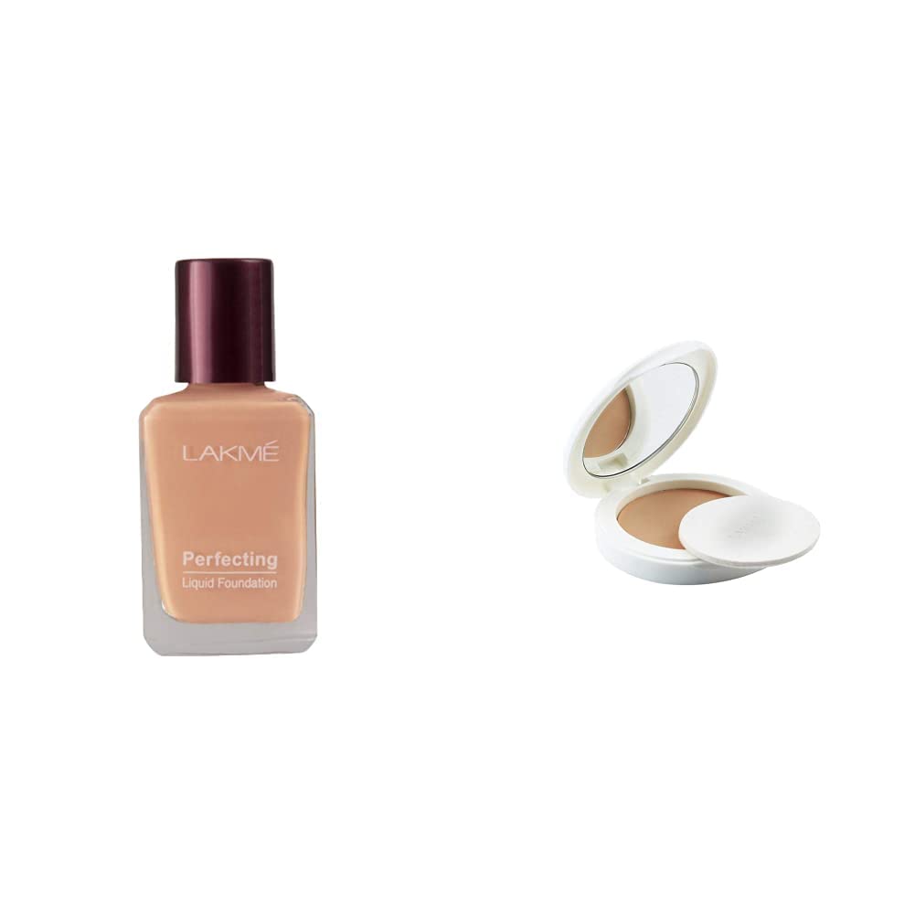 Lakmé Liquid;Oil Foundation for All Skin Type Light Coverage Matte Finish Gold 27 Ml