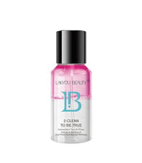LAKYOU BEAUTY 2 Clean To Be True Makeup Remover - Pink (100ml) | Dual-Action Makeup Remover & Cleanser With Matte Finish