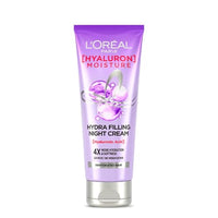 L'Oreal Paris Hyaluron Moisture 3-step Ultimate Hydration kit - Shampoo (340ml) + Conditioner (360 ml) + Night Cream (180 ml)