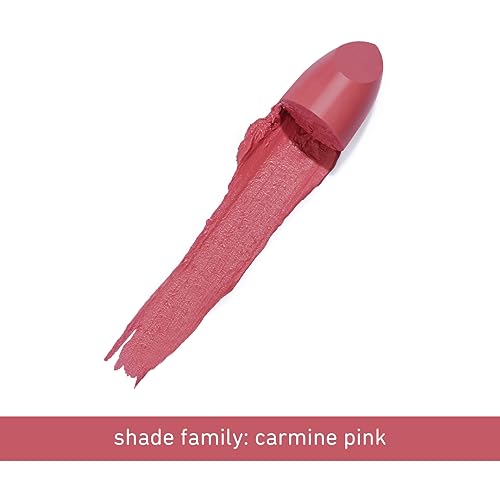 Plum Butter Crème Matte Lipstick | Creamy Matte Finish | Highly Pigmented | With Shea Butter, Rosehip Oil & Vitamin E | 100 Vegan & Cruelty Free | 124 Crimson Crush