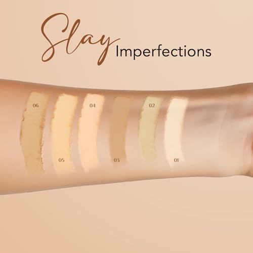 MARY JO K Oil Control Compact Powder, Natural Shade, HD Complexion, Flawless Finish