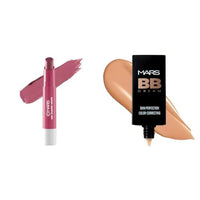 MARS Matte Super Stay Lipstick |(2.6 gm) (16-ANGEL WINGS) BB Cream Lightweight Foundation | Blendable BB Cream for Women | Colour Correction for All Skin Types (30 ml) (Biscuit)